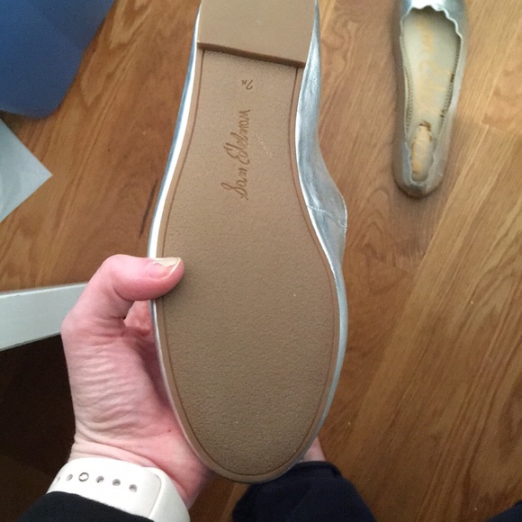 NWOB Silver Sam Edelman flats - Picture 3 of 3